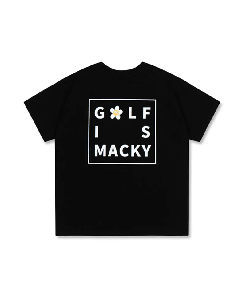 MACKY Golf: Is Macky T-Shirt - Black