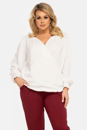 Magma Elegance Blouse – Effortless Chic for Every Occasion