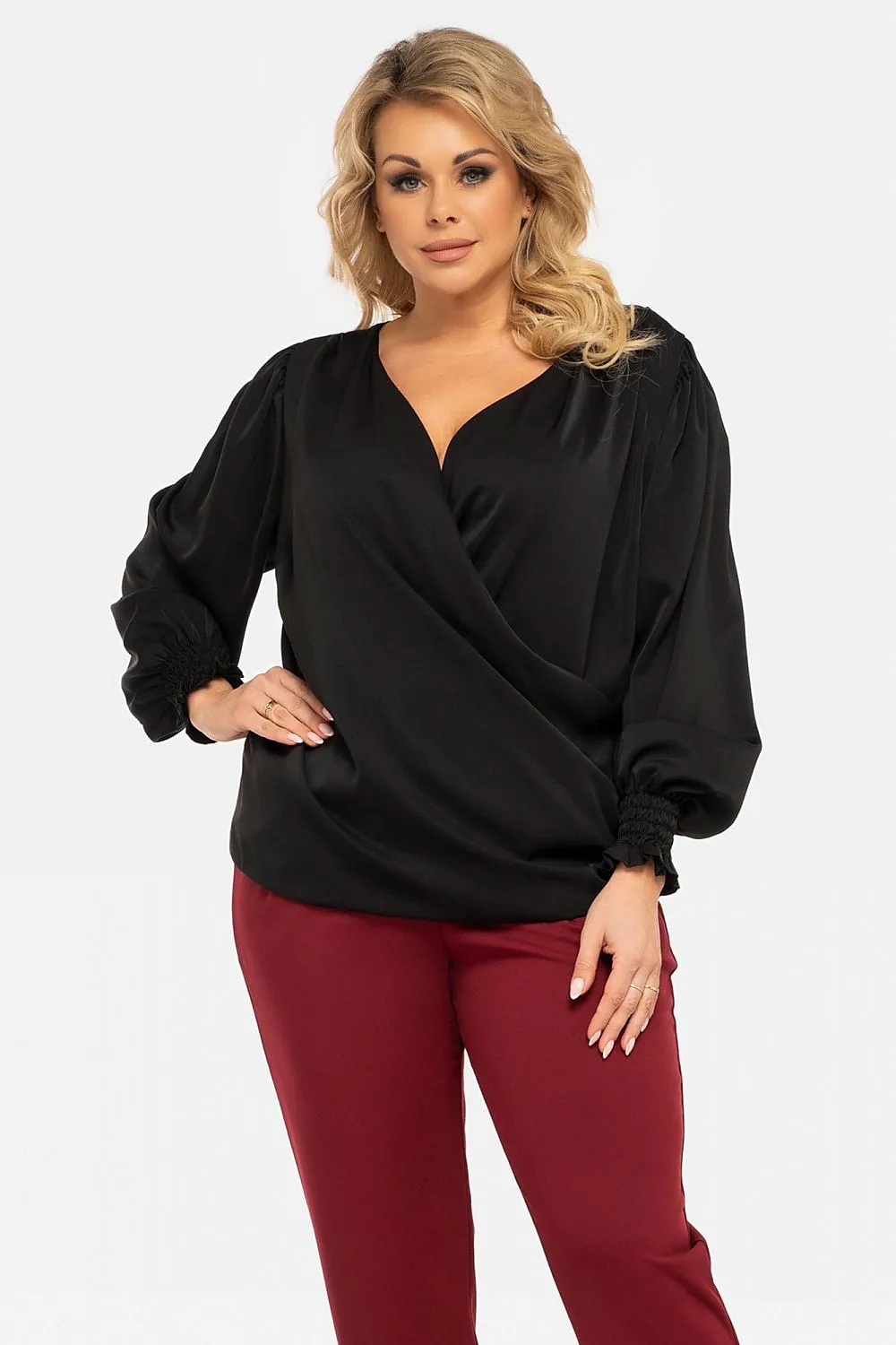 Magma Elegance Blouse – Effortless Chic for Every Occasion