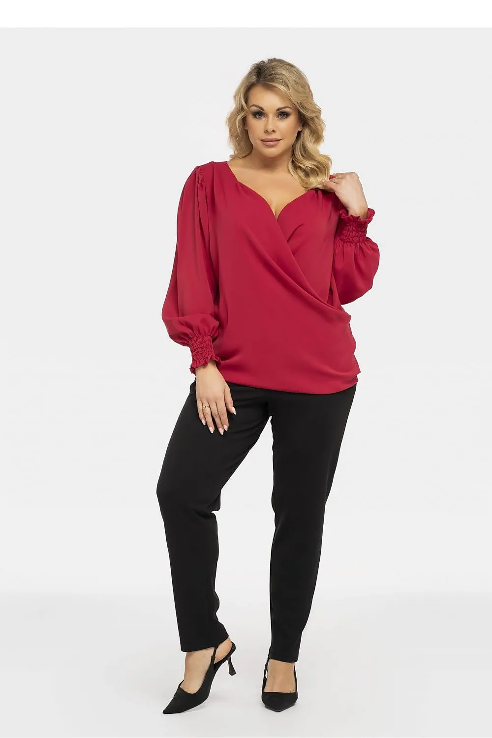 Magma Elegance Blouse – Effortless Chic for Every Occasion