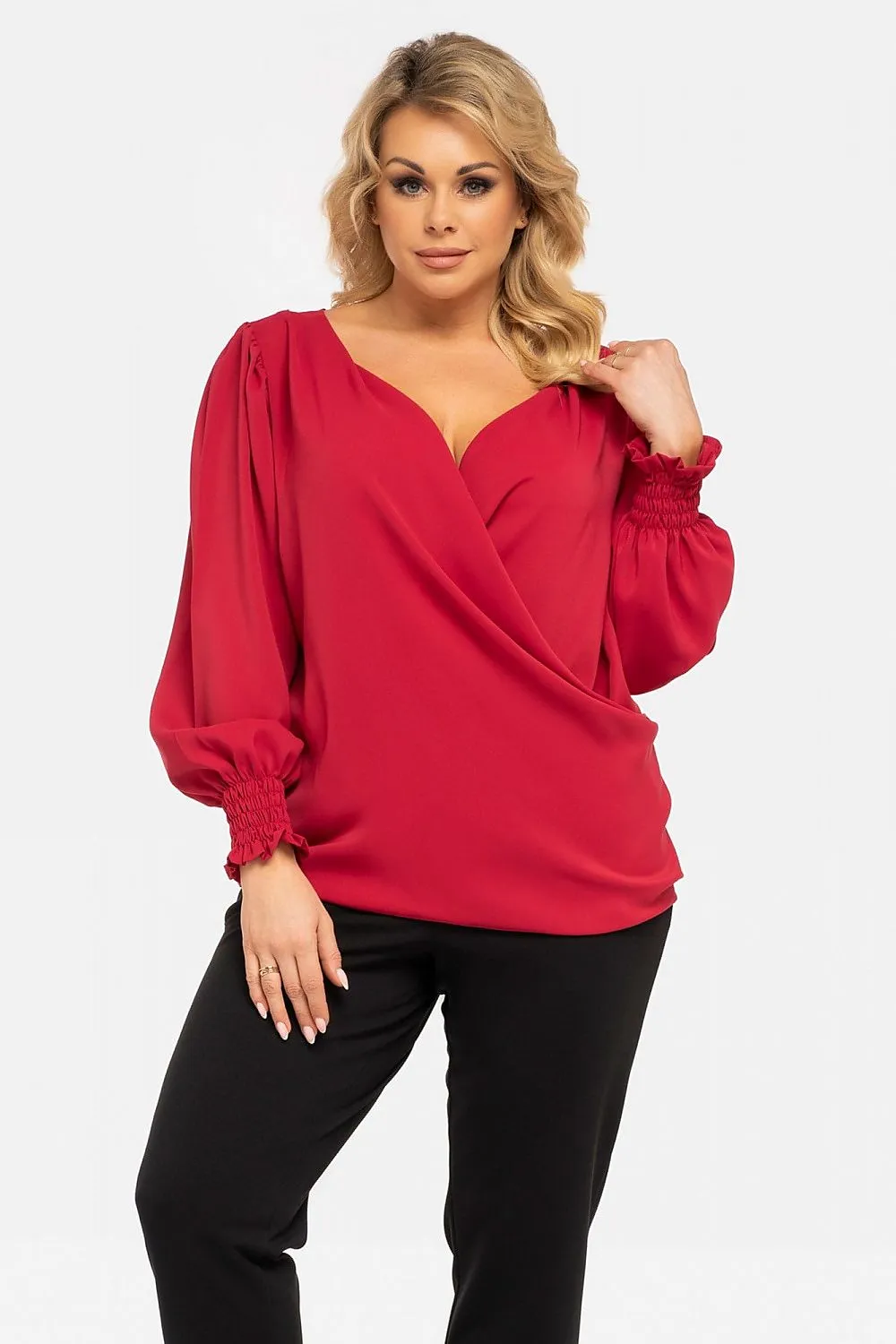 Magma Elegance Blouse – Effortless Chic for Every Occasion