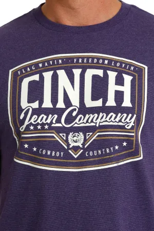 MENS CINCH PURPLE TEE