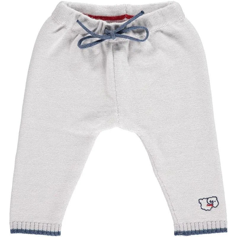 Merino Pearl Grey & Denim Leggings