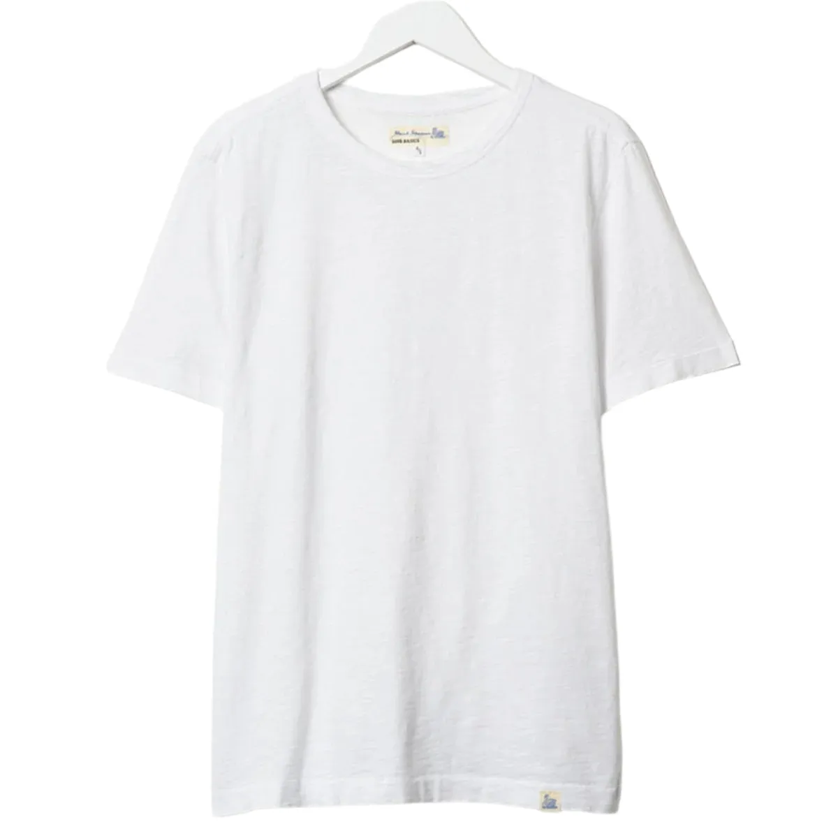 Merz b. Schwanen SCT04 Unisex Pima Cotton T-Shirt White
