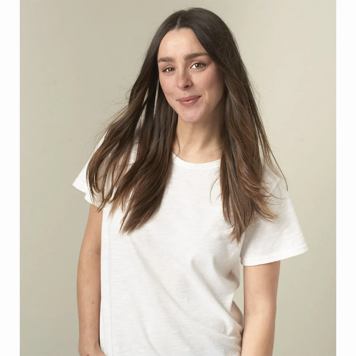 Merz b. Schwanen SCT04 Unisex Pima Cotton T-Shirt White