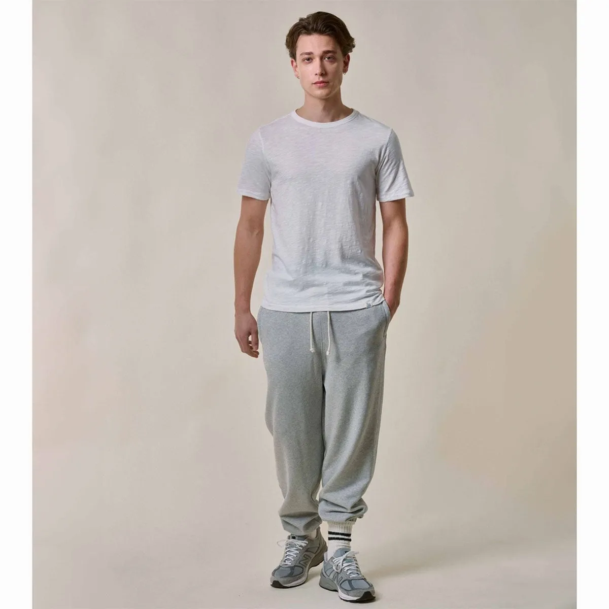 Merz b. Schwanen SCT04 Unisex Pima Cotton T-Shirt White