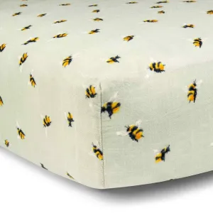 Milkbarn - Bamboo Crib Sheet - Bumblebee