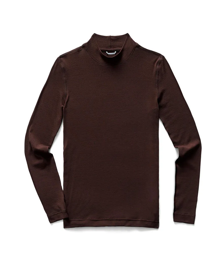 Modal Mockneck Long Sleeve Earth Womens