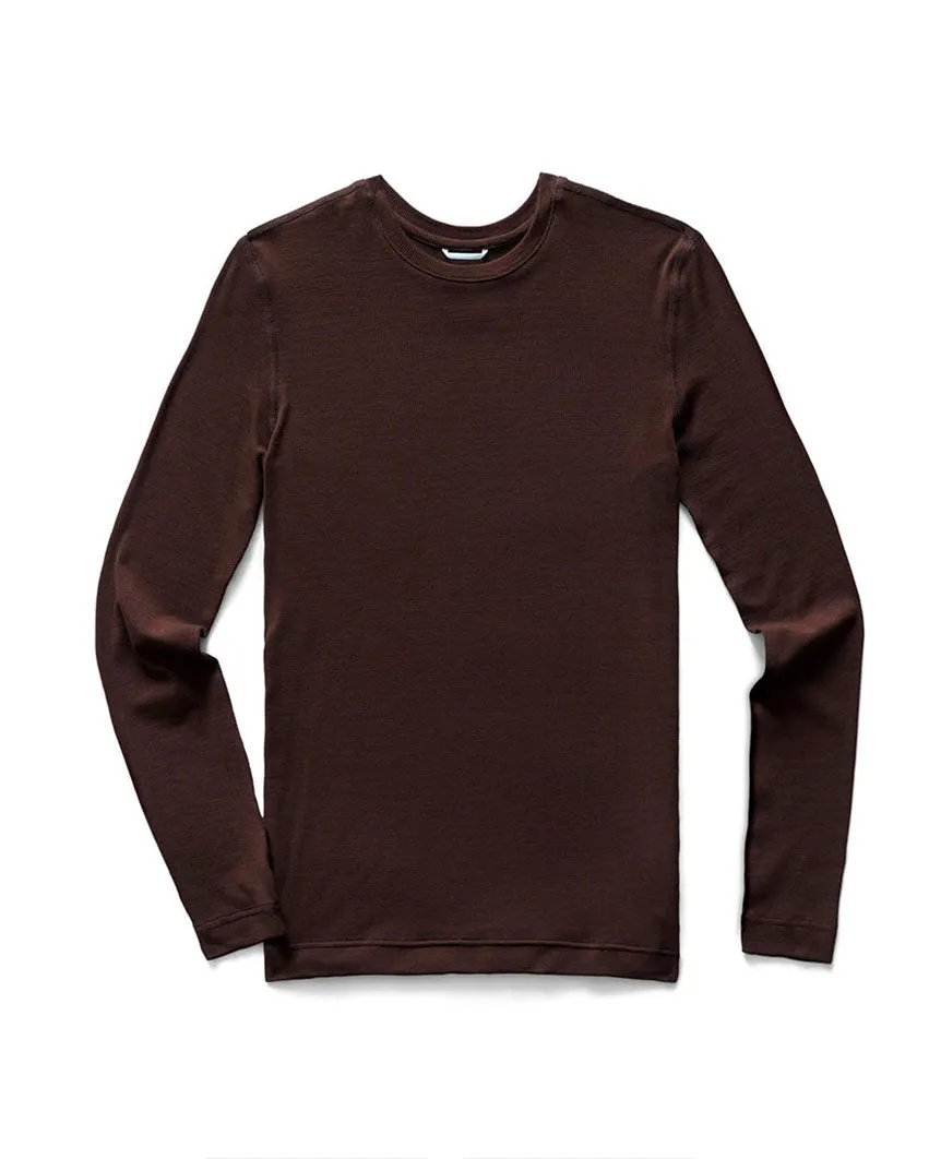 Modal Rib Long Sleeve Earth Womens