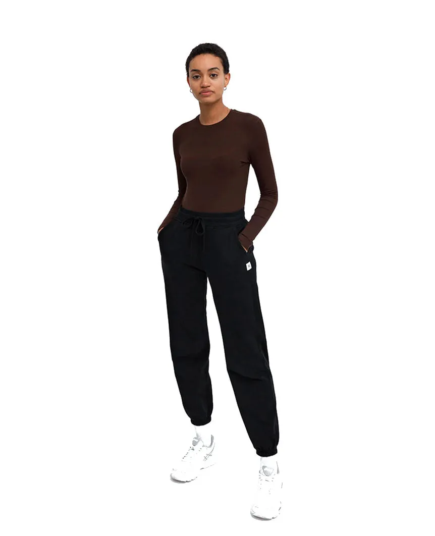 Modal Rib Long Sleeve Earth Womens