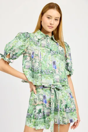 Molly Shirt (Green Violet)