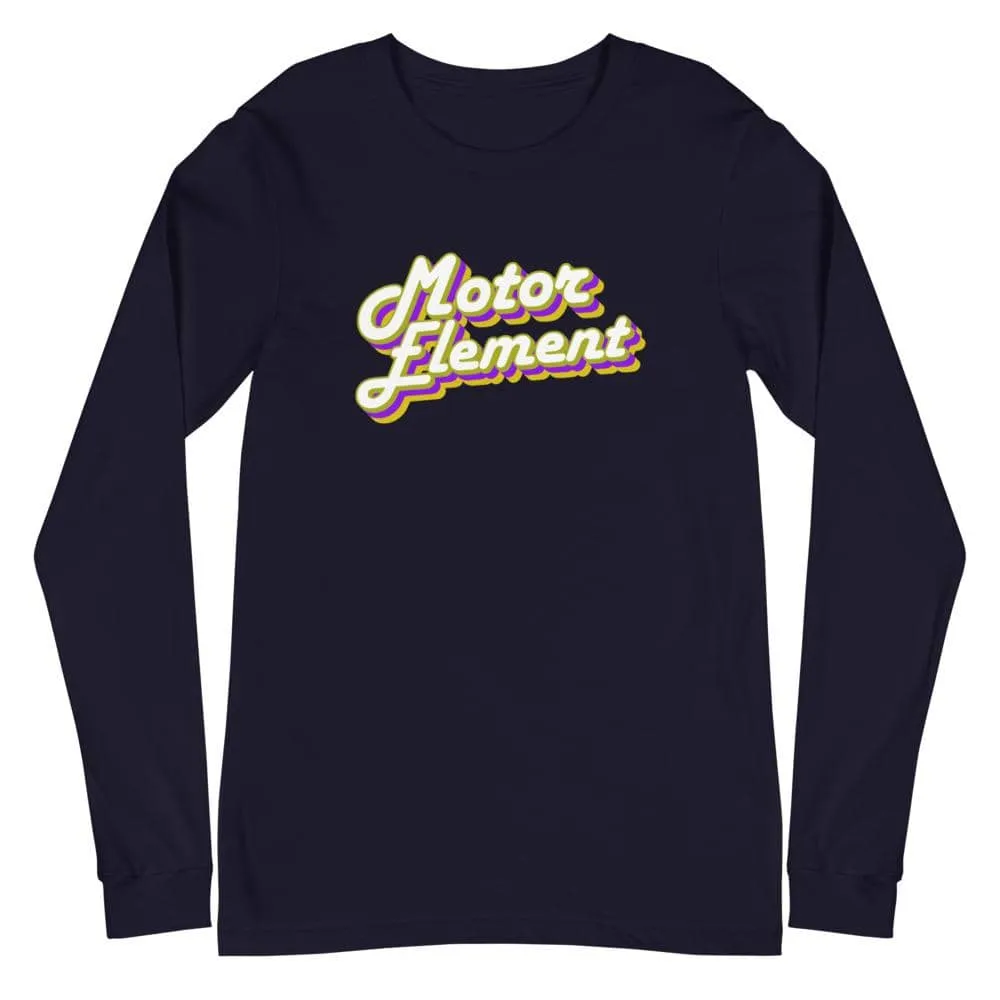 Motor Element Retro Cursive | Long Sleeve