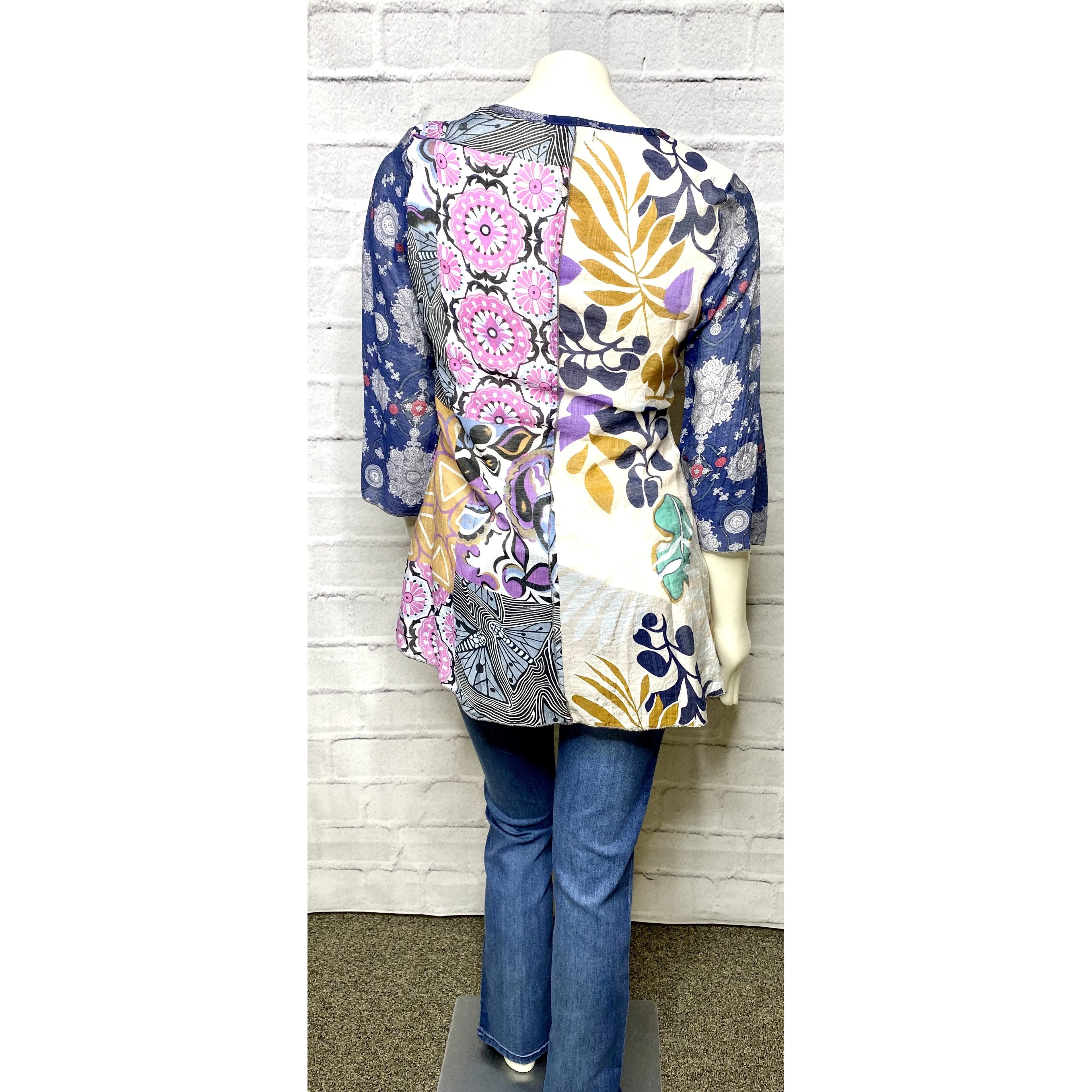 Multi Patterned Tunic