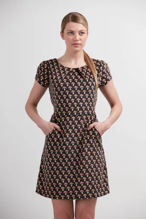 Mushroom Corduroy Dress