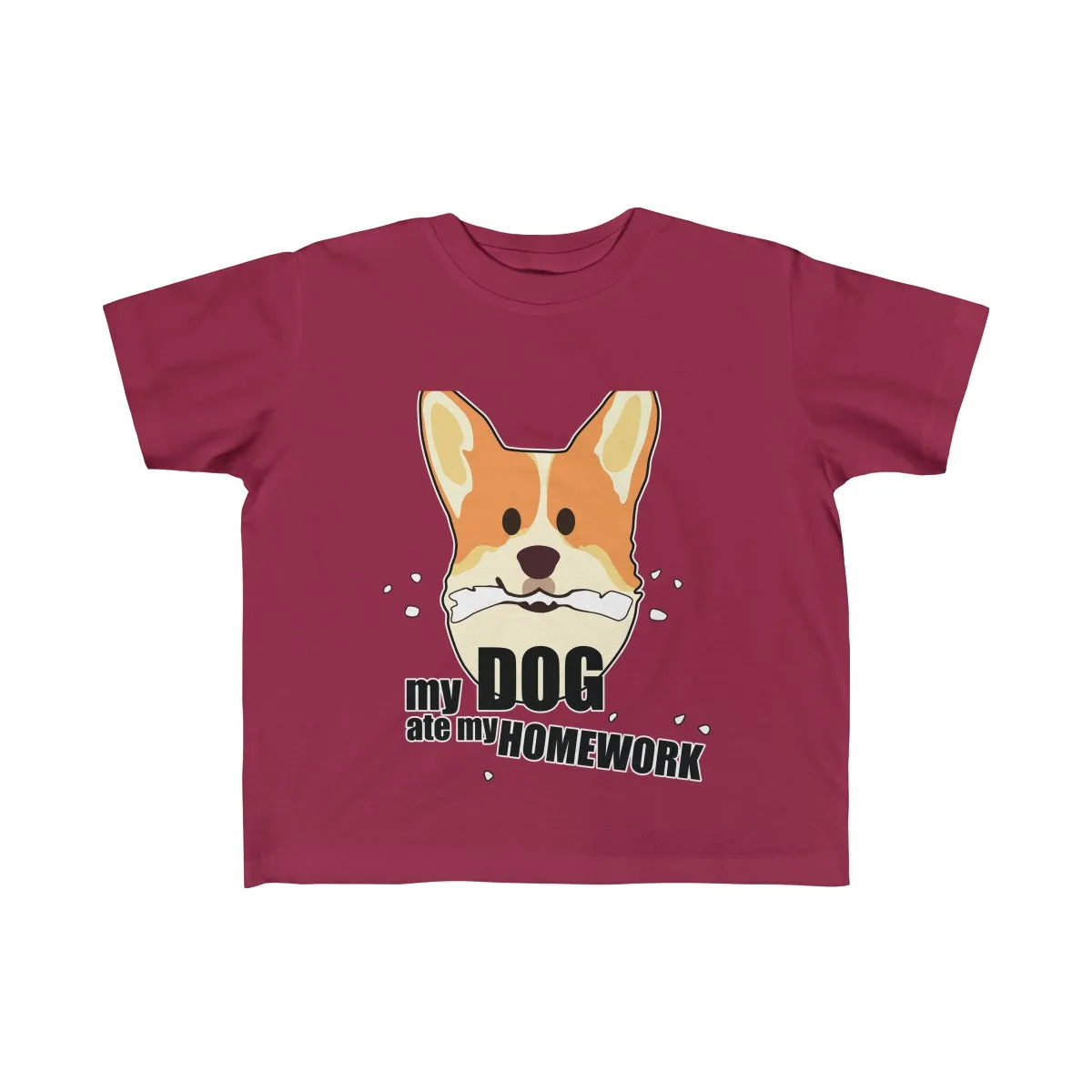 My Dog ate my homework - Kid's Fine Jersey Tee T-Shirts
