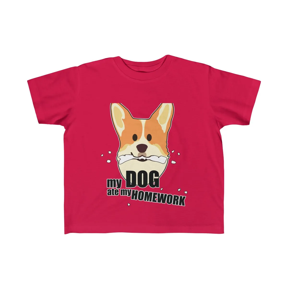 My Dog ate my homework - Kid's Fine Jersey Tee T-Shirts