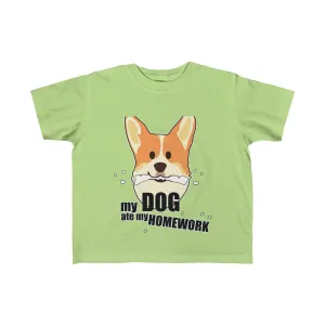 My Dog ate my homework - Kid's Fine Jersey Tee T-Shirts