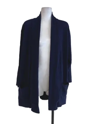 Navy Blue Knitted Cardigan