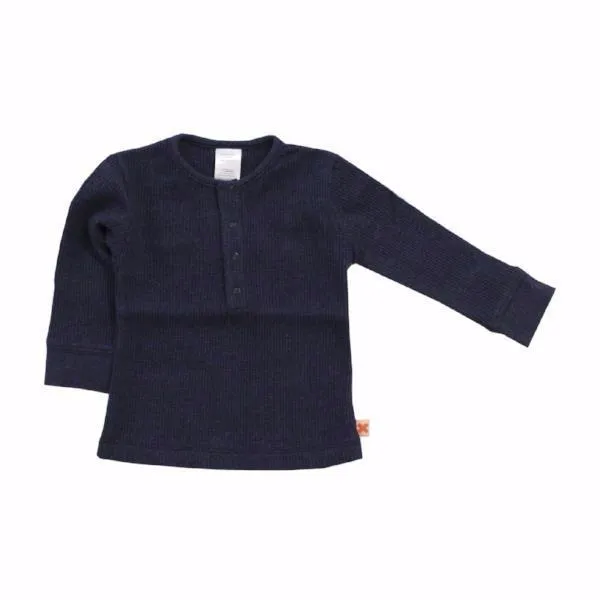 Navy Ribbed T-shirt