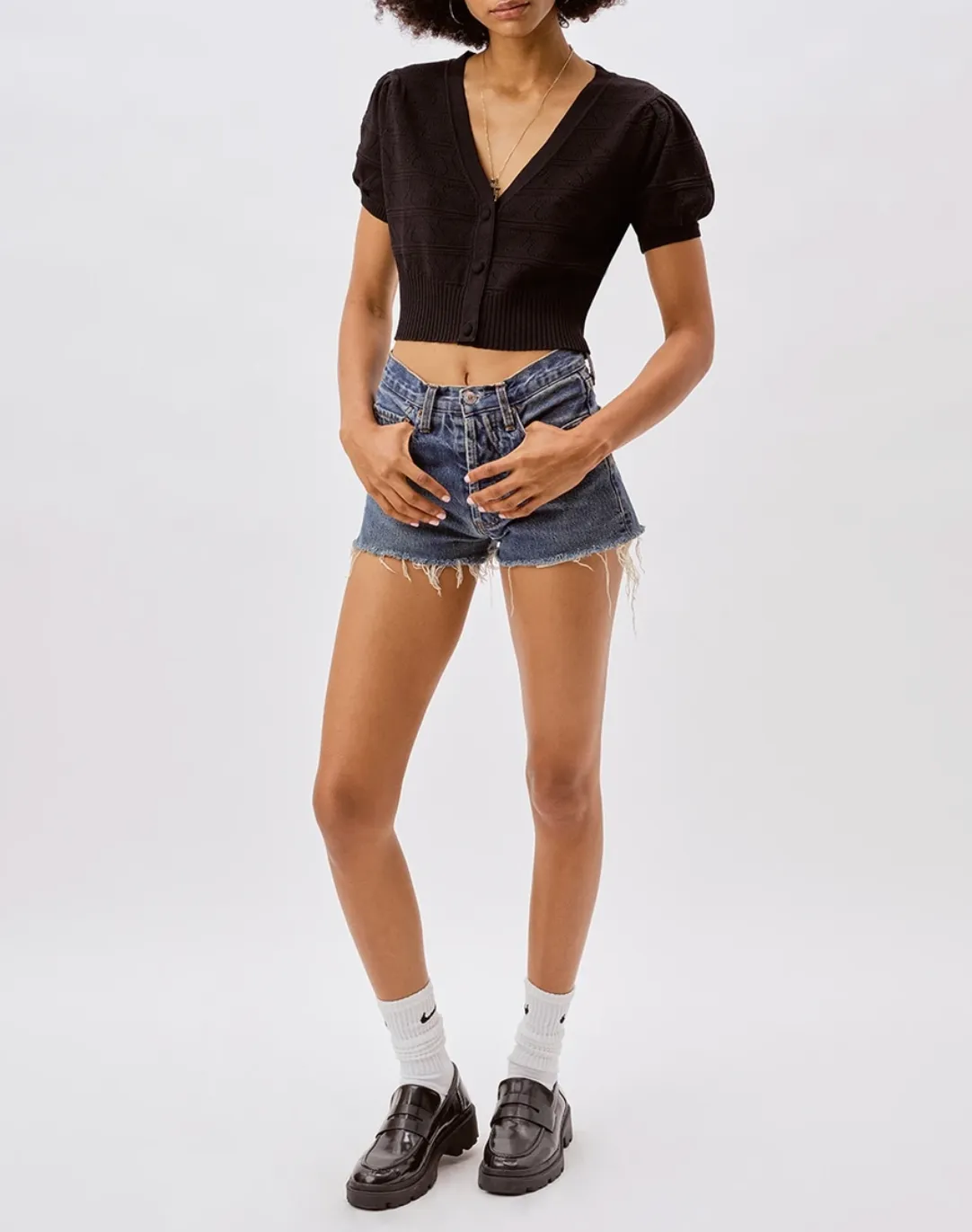 NEVE CROP CARDIGAN