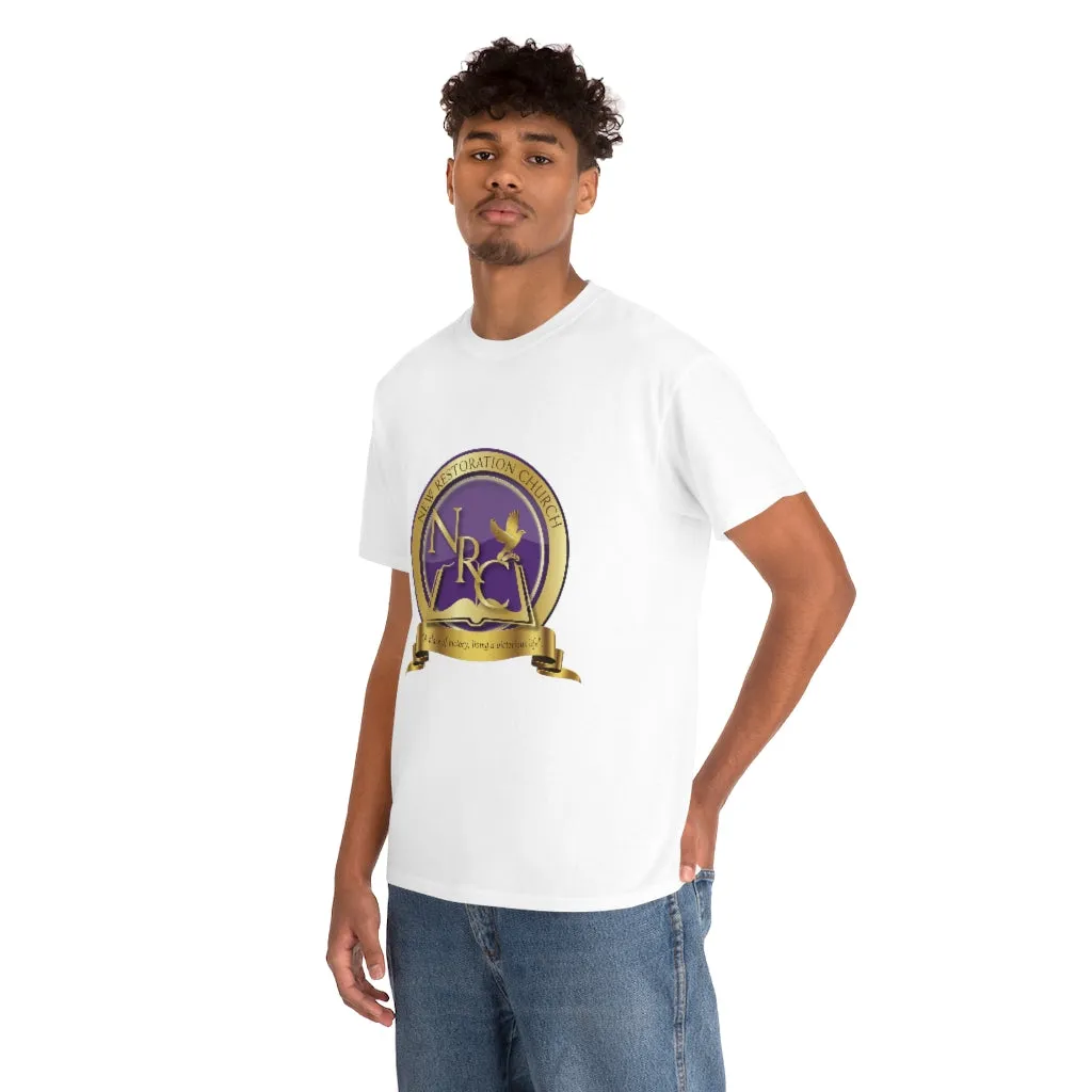 New Restoration Purple/Gold Unisex Heavy Cotton Tee