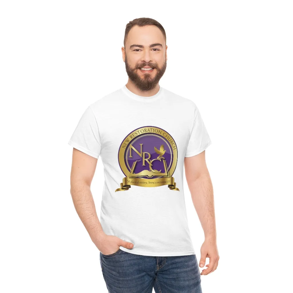 New Restoration Purple/Gold Unisex Heavy Cotton Tee