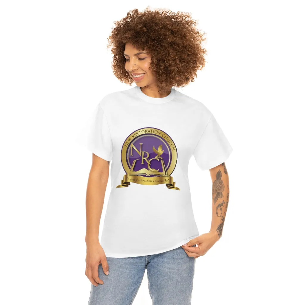 New Restoration Purple/Gold Unisex Heavy Cotton Tee