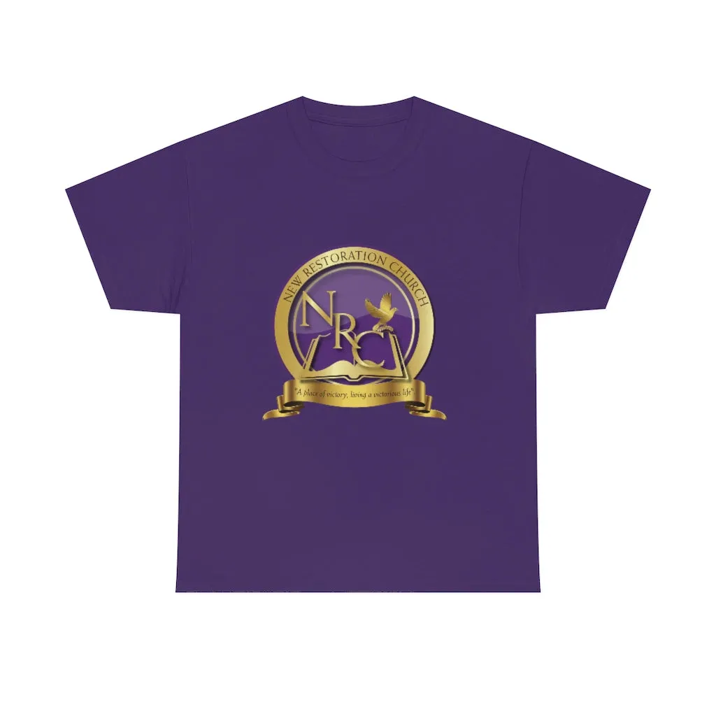 New Restoration Purple/Gold Unisex Heavy Cotton Tee