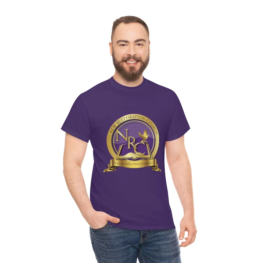 New Restoration Purple/Gold Unisex Heavy Cotton Tee