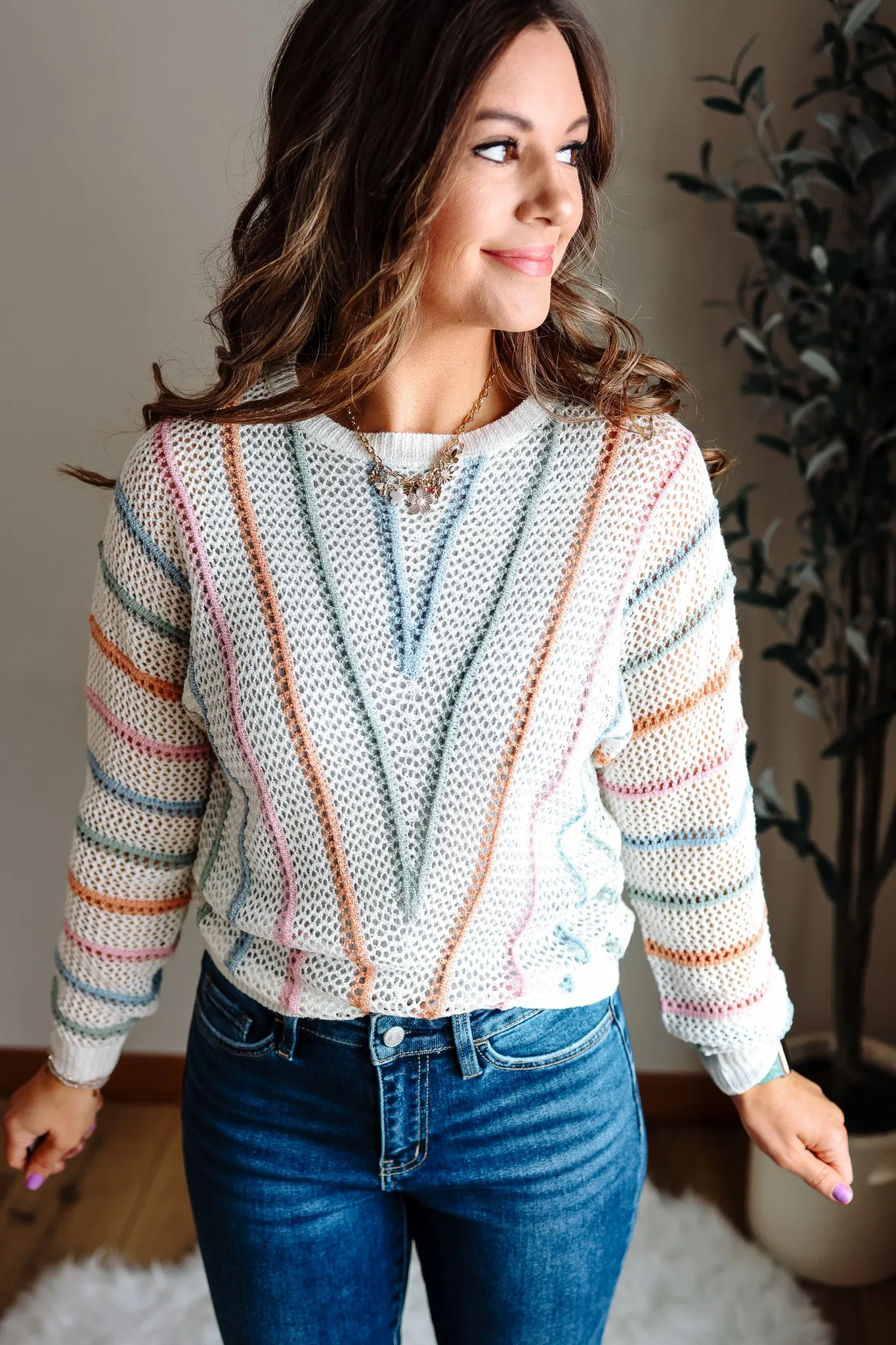 Nova Multi Stripe Sweater
