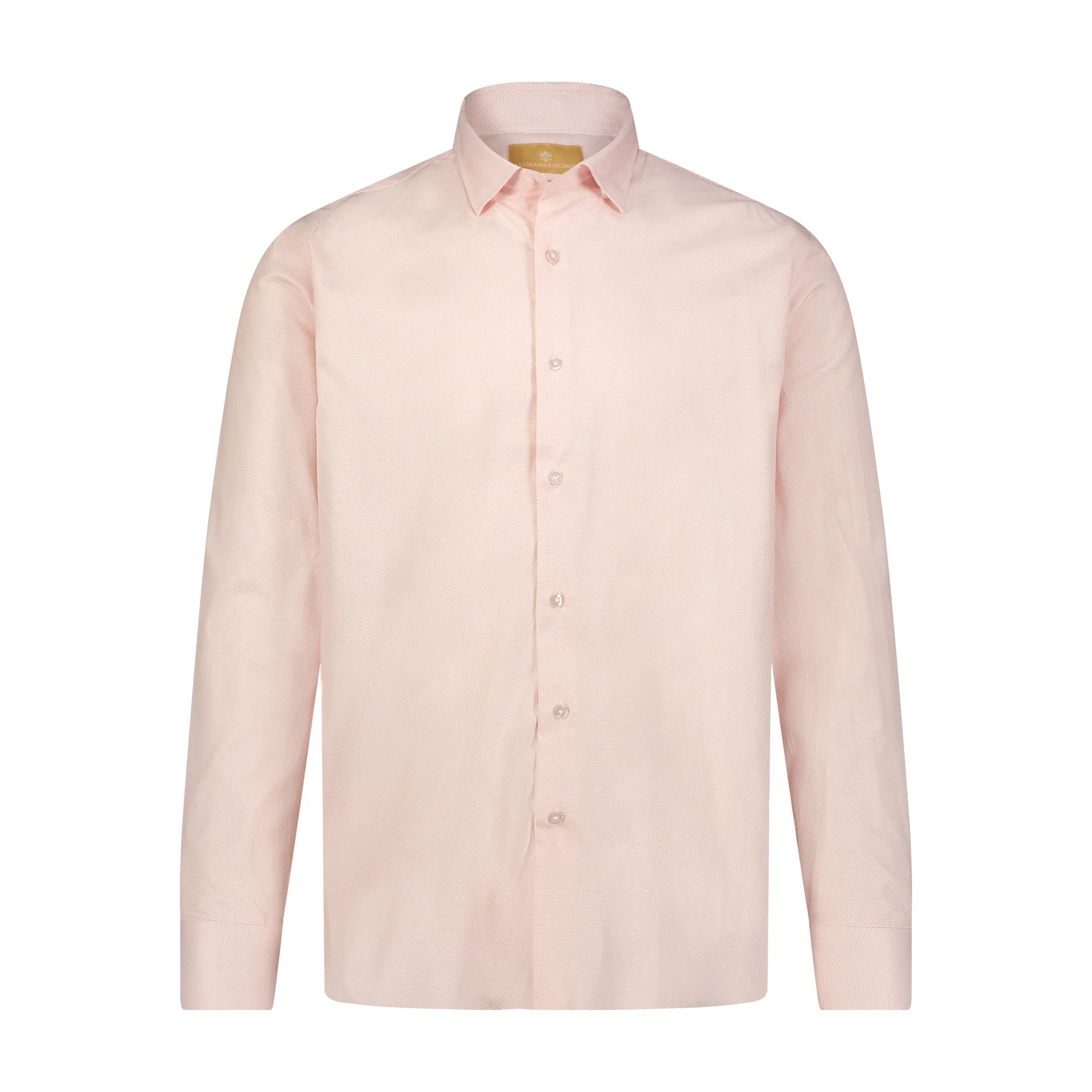 Orange Knit Long Sleeve Shirt
