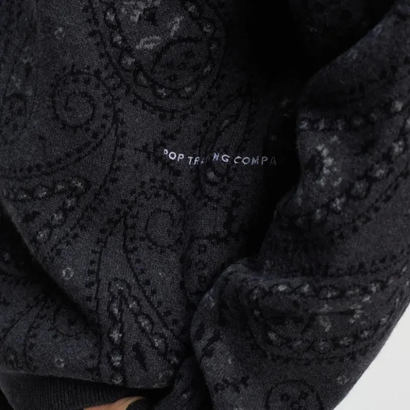 paisley knitted cardigan