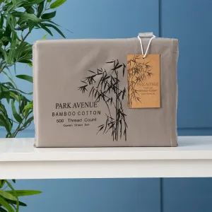 Park Avenue 500 TC Bamboo Cotton Sheet Set Split Head - Pewter
