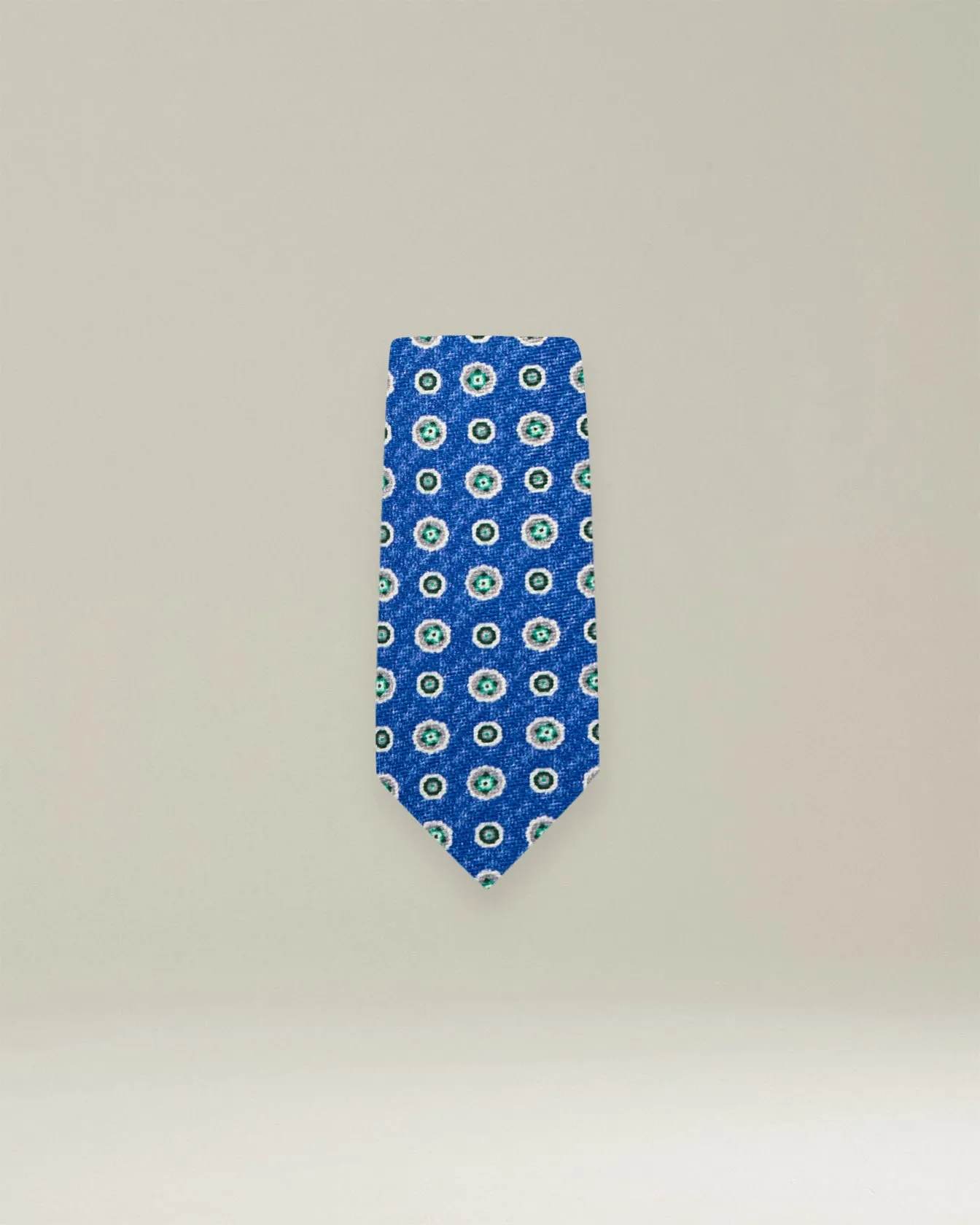PATTERNED SILK TIE