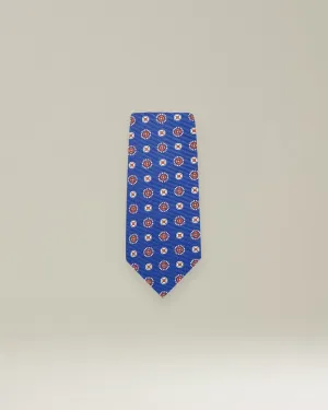 PATTERNED SILK TIE