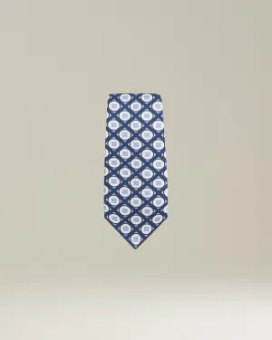 PATTERNED SILK TIE