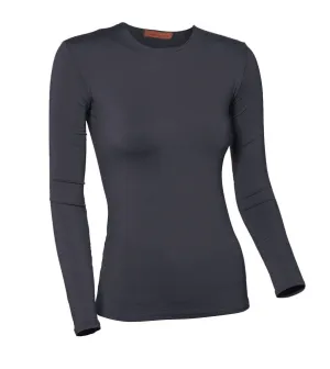PB&J Ladies Modal Long Sleeve Shell - Dark Navy