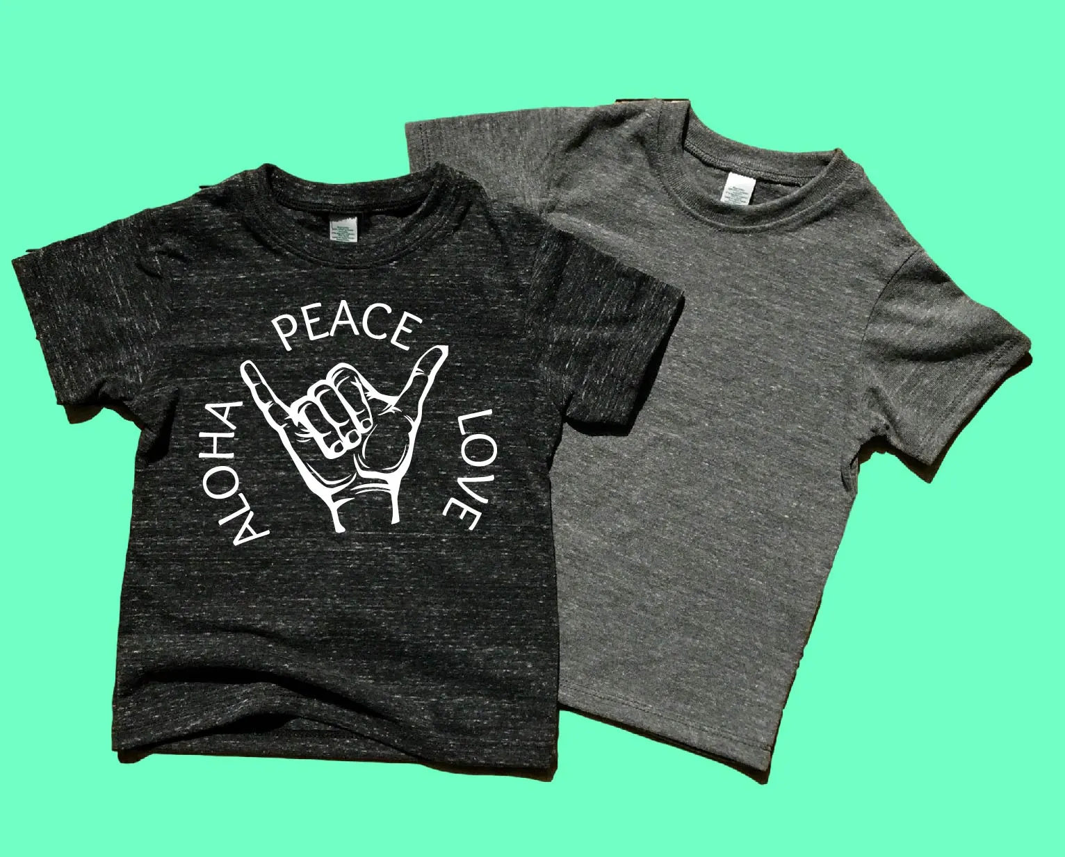 Peace Love Aloha Shirt | Unisex Kids Shirt