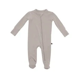 Pewter Zipper Footie