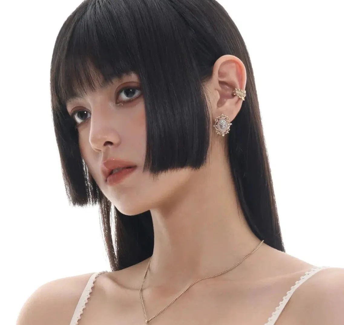Pleated Ear Clips