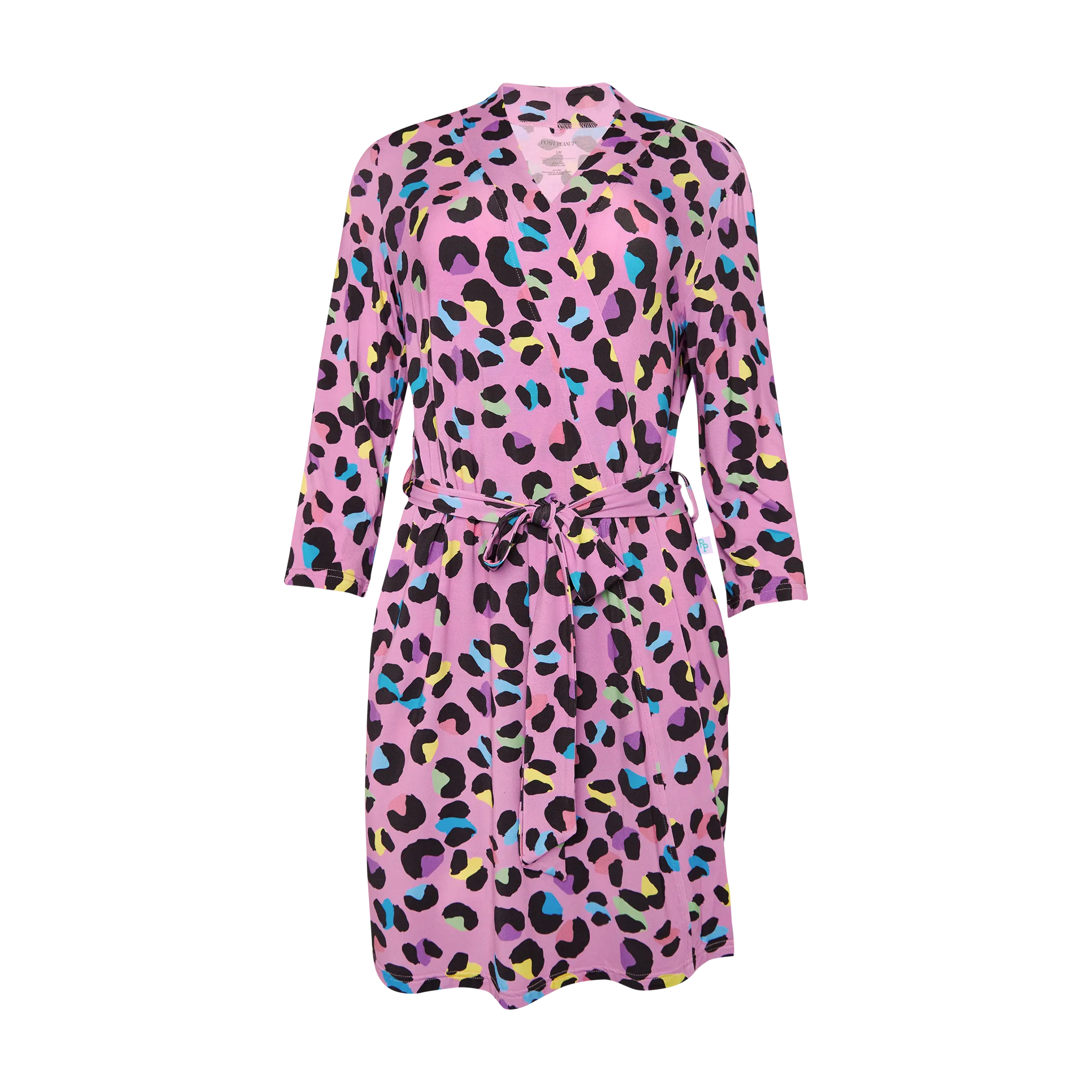 Posh Peanut Robe - Electric Leopard