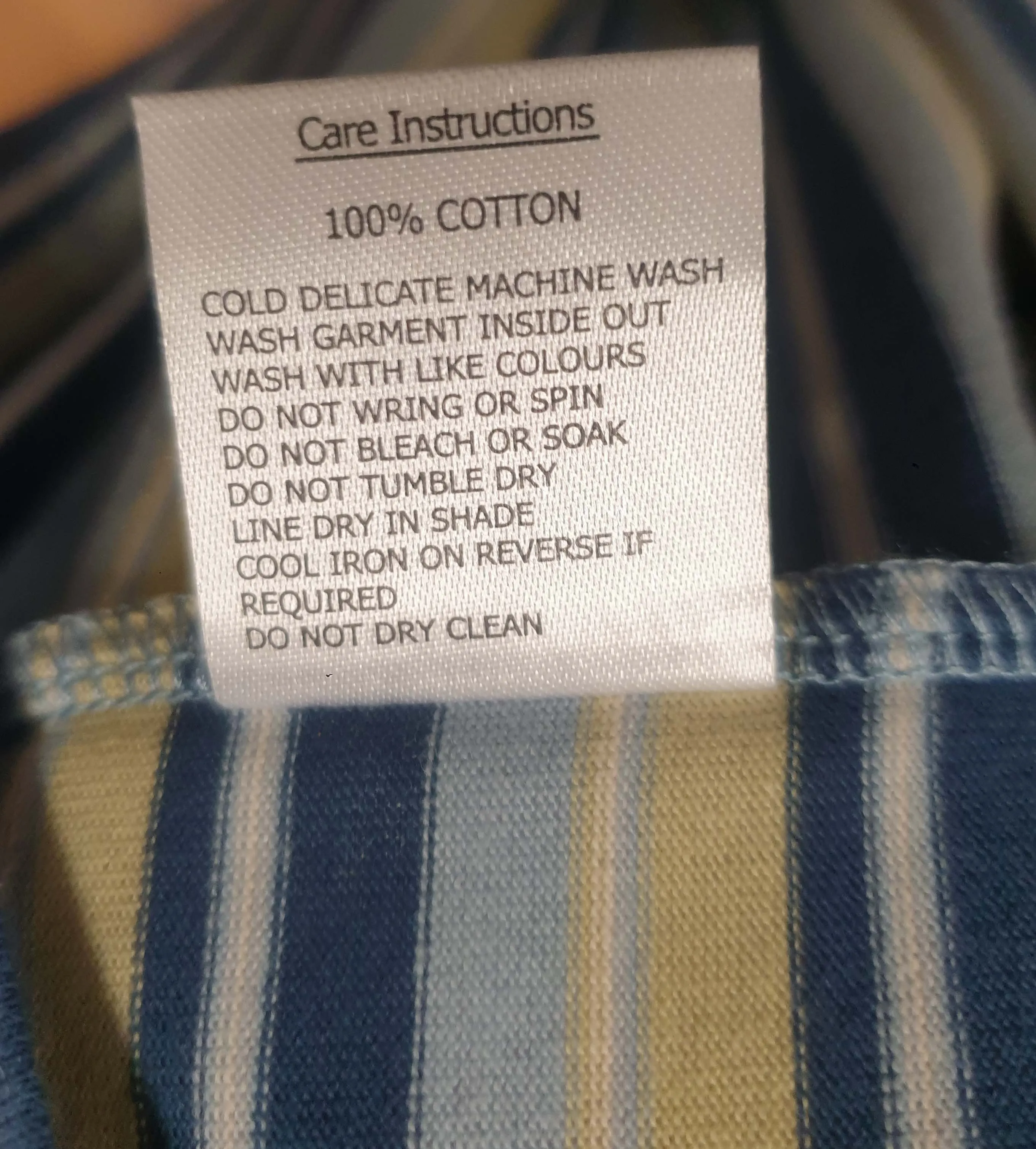 Princess Highway blue-toned striped tee shirt size 16