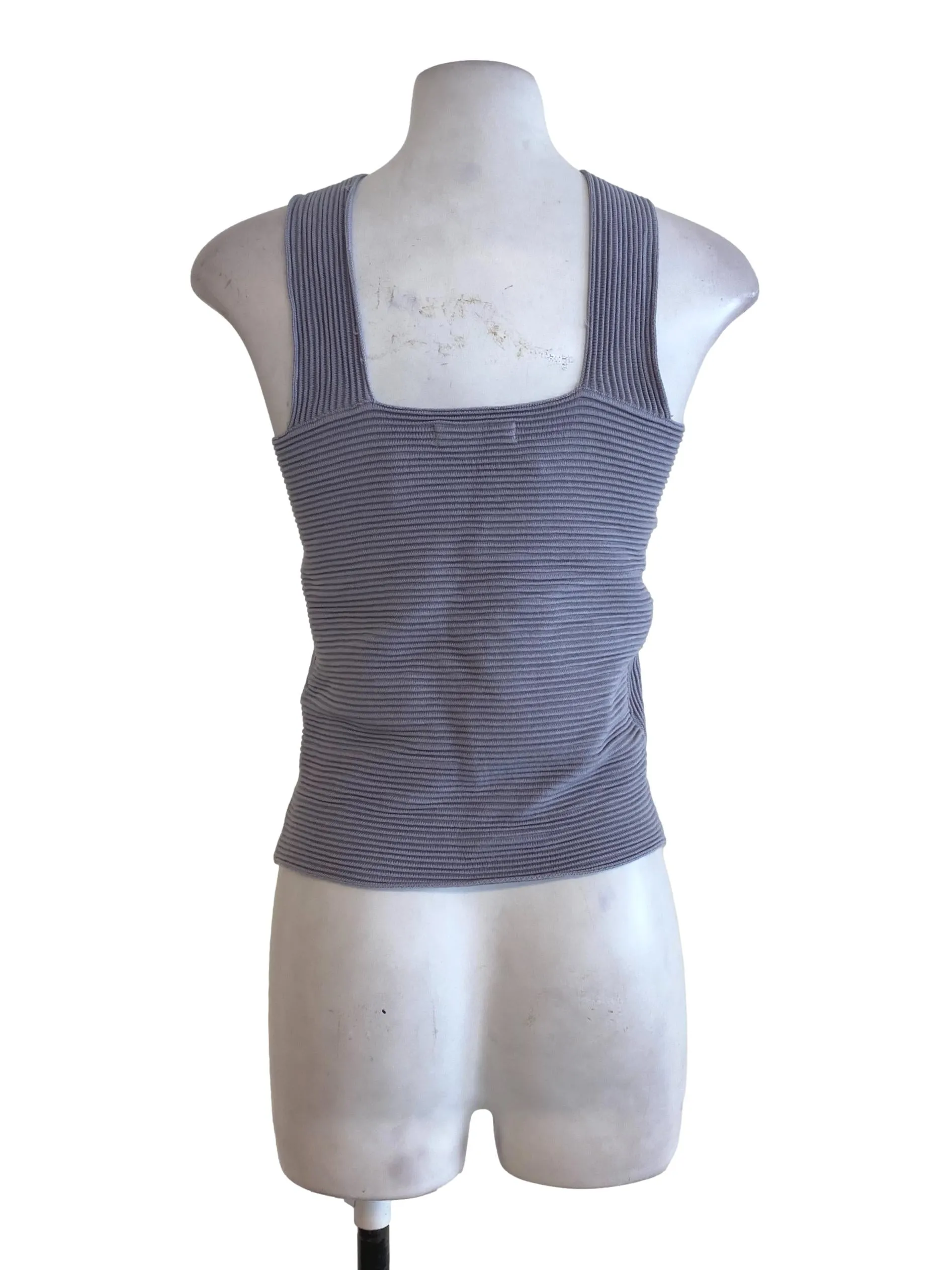 Purple Pleated Top TWL