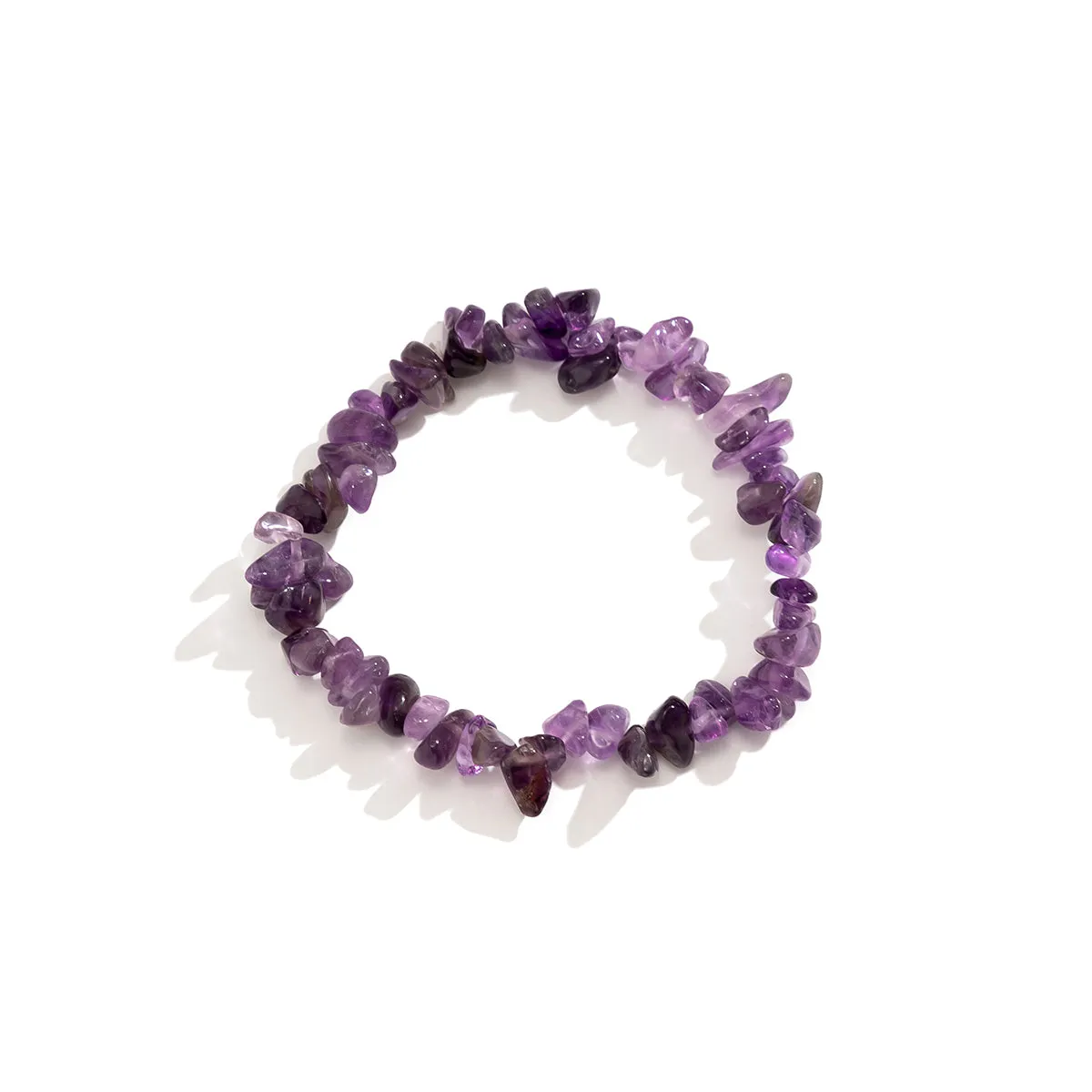 Purple Quartz Stretch Bracelet