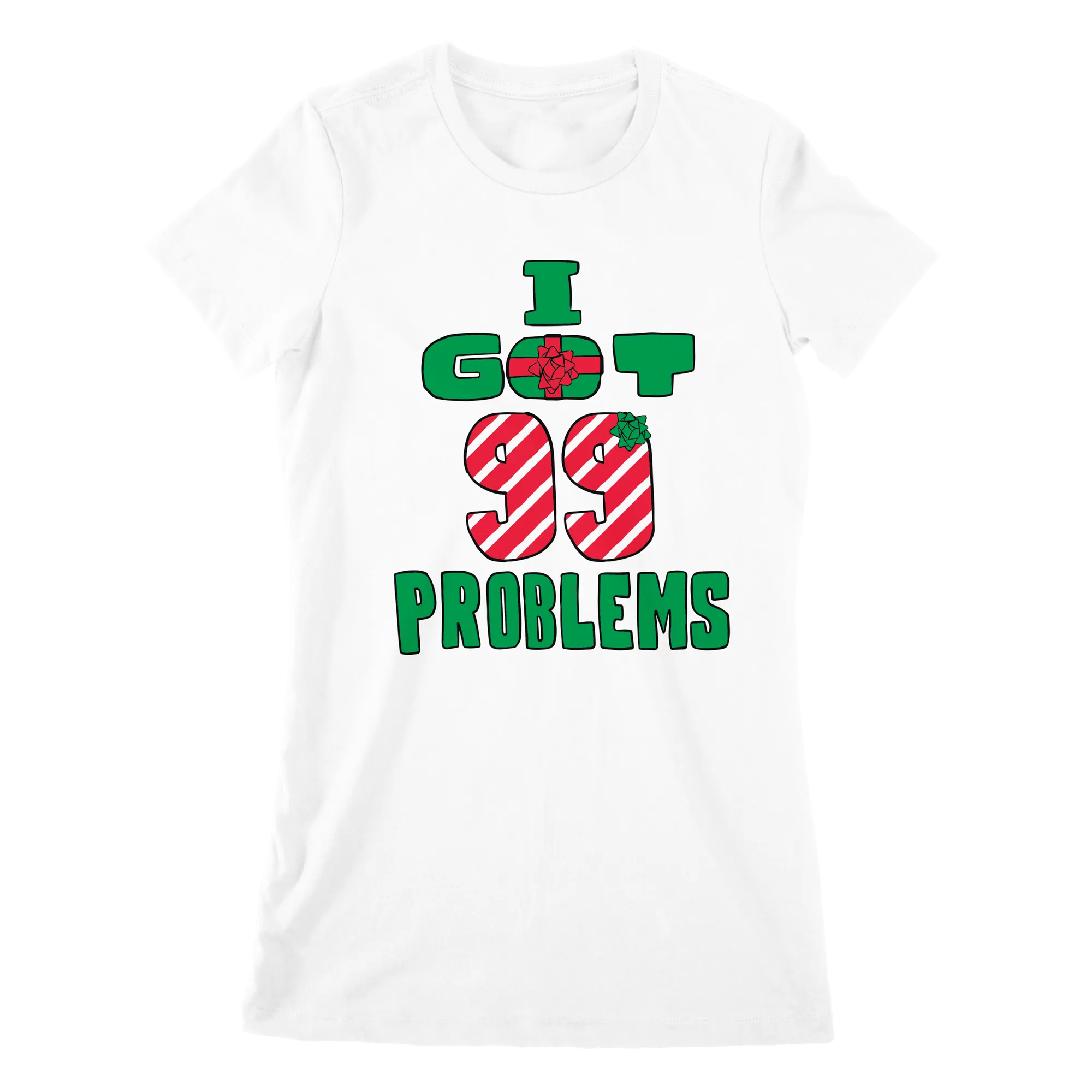"99 Problems" Women's White Tee