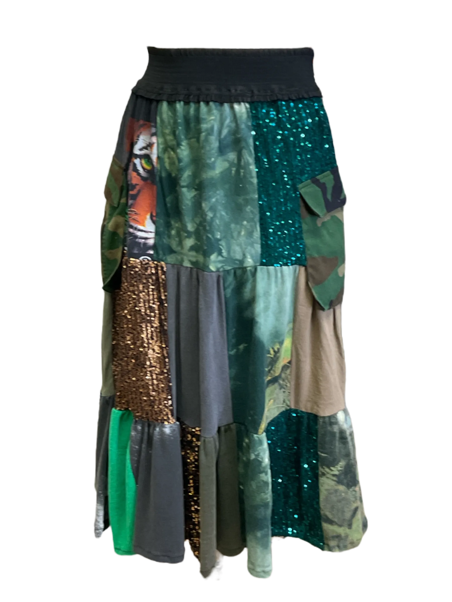 "Green Goddess" Daisy Skirt