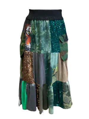 "Green Goddess" Daisy Skirt