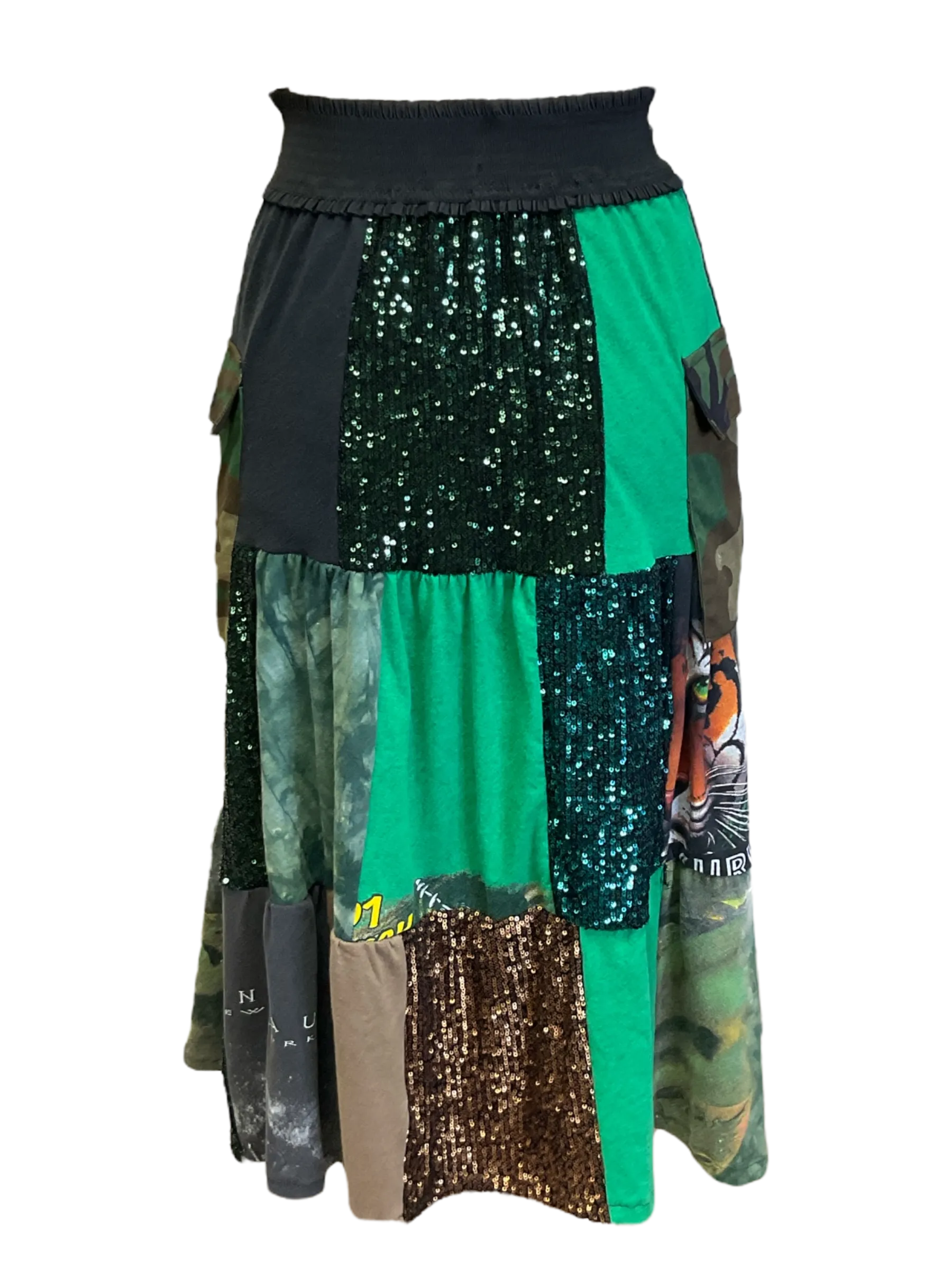 "Green Goddess" Daisy Skirt