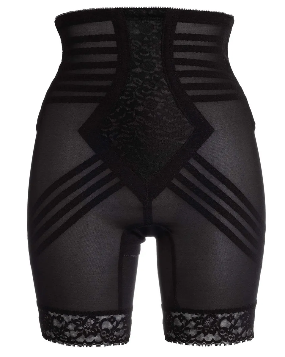 Rago High Waist Leg Shaper Firm Shaping - White/Beige/Black
