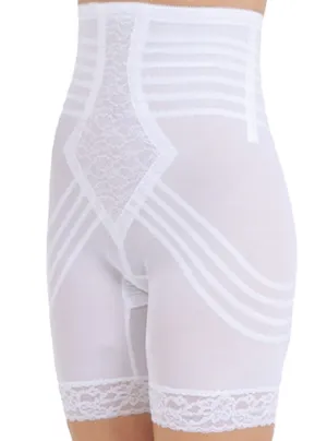 Rago High Waist Leg Shaper Firm Shaping - White/Beige/Black